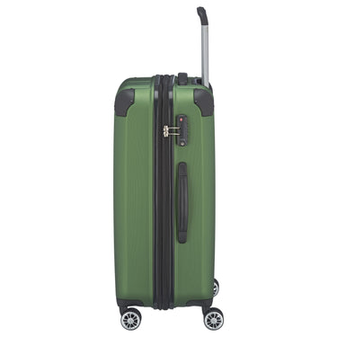Travelite City - 4 - Rollen - Trolley erw. M 68 cm (grün) - Markenkoffer