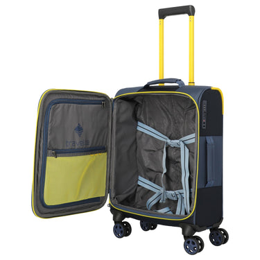 Travelite Color Craze - 4 - Rollen - Kabinentrolley S 55 cm (dunkelblau) - Markenkoffer