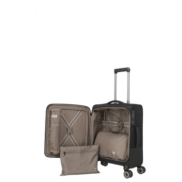 Travelite Crosslite - 4-Rollen-Kabinentrolley S 55 cm (black) - Ansicht 7