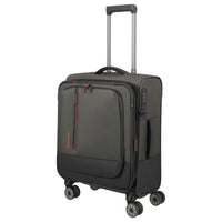 Travelite Crosslite - 4-Rollen-Kabinentrolley S 55 cm erw. (oliv) - Ansicht 2