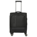 Travelite Crosslite - 4-Rollen-Kabinentrolley S 55 cm erw. (schwarz)