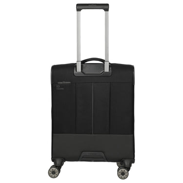Travelite Crosslite - 4-Rollen-Kabinentrolley S 55 cm erw. (schwarz) - Ansicht 4