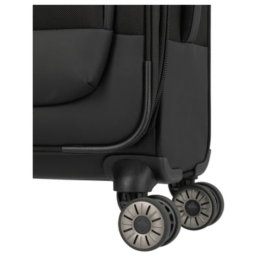 Travelite Crosslite - 4-Rollen-Kabinentrolley S 55 cm erw. (schwarz) - Ansicht 6