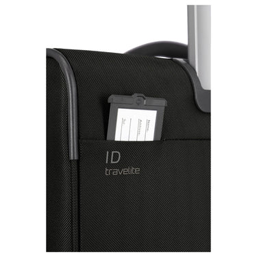 Travelite Crosslite - 4-Rollen-Kabinentrolley S 55 cm erw. (schwarz) - Ansicht 7