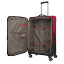 Travelite Crosslite - 4-Rollen-Trolley L 77 cm erw. (red) - Ansicht 6