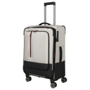 Travelite Crosslite - 4-Rollen-Trolley M 66 cm erw. (natur) - Ansicht 2