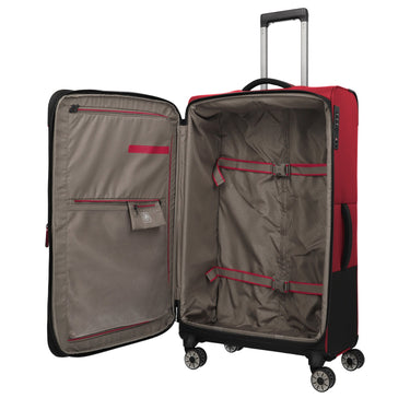Travelite Crosslite - 4-Rollen-Trolley XL 81 cm erw. (red) - Ansicht 6