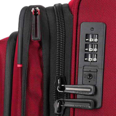 Travelite Crosslite - 4-Rollen-Trolley XL 81 cm erw. (red) - Ansicht 8