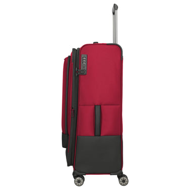 Travelite Crosslite - 4-Rollen-Trolley XL 81 cm erw. (red) - Ansicht 3