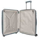 Travelite Elvaa - 4 - Rollen - Trolley M 66 cm erw (blaugrau) - Markenkoffer