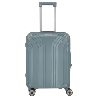 Travelite Elvaa - 4 - Rollen - Trolley S 55 cm (blaugrau) - Markenkoffer