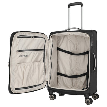 Travelite Miigo - 4 - Rollen - Trolley M 67 cm (nachtschwarz) - Markenkoffer