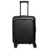 Travelite Millennium - Trolley da cabina con 4 ruote e tasca frontale S 55 cm (nero)