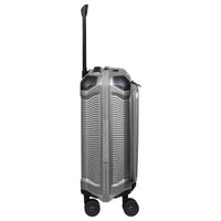 Travelite Millennium - 4-Rollen-Kabinentrolley mit Vortasche S 55 cm (silver) - Ansicht 5