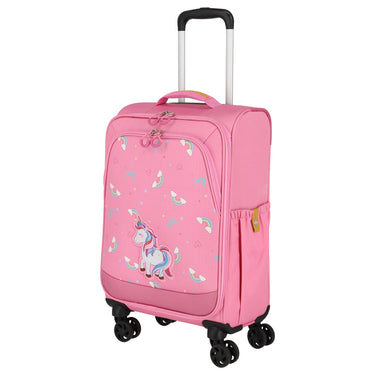 Travelite Minimover - 4 - Rollen - Kindertrolley 55 cm (Einhorn) - Markenkoffer