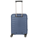 Travelite Mooby - 4 - Rollen - Kabinentrolley mit Vortasche S 55 cm (marine) - Markenkoffer