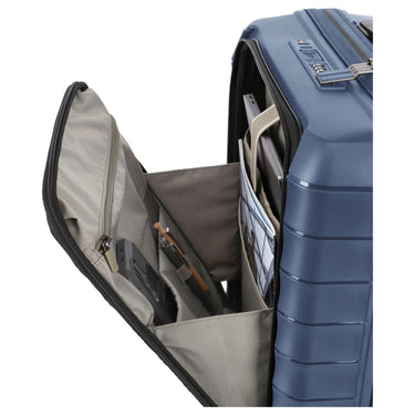 Travelite Mooby - 4 - Rollen - Kabinentrolley mit Vortasche S 55 cm (marine) - Markenkoffer