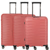 Travelite Mooby - Set di trolley 4 ruote L/M/S 3 pezzi espanso (rosso)