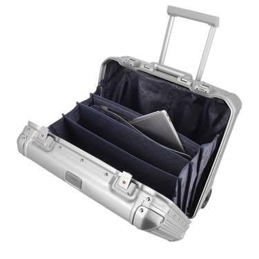 Travelite Next - 2 - Rollen - Businesstrolley 45 cm (silver) - Markenkoffer