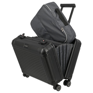 Travelite Next - 4 - Rollen - Businesstrolley 45 cm (schwarz) - Markenkoffer