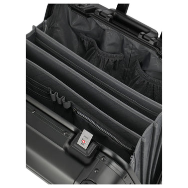 Travelite Next - 4 - Rollen - Businesstrolley 45 cm (schwarz) - Markenkoffer