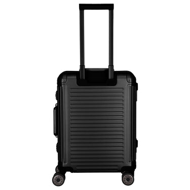 Travelite Next - 4 - Rollen - Kabinentrolley mit Vortasche S 55 cm (black) - Markenkoffer