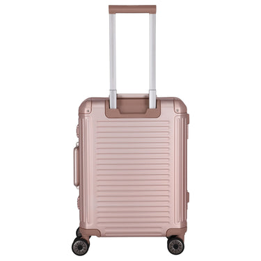 Travelite Next - 4 - Rollen - Kabinentrolley mit Vortasche S 55 cm (rose) - Markenkoffer