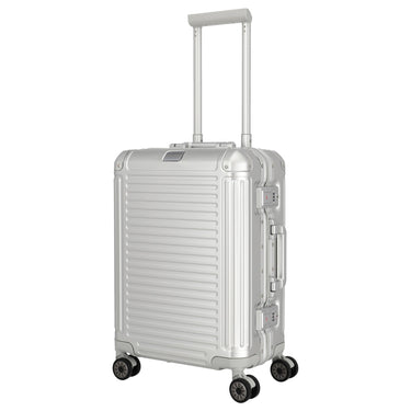 Travelite Next - 4 - Rollen - Kabinentrolley S 55 cm (silber) - Markenkoffer