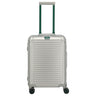 Travelite Next 75 Jahre Jubiläums-Edition - 4-Rollen-Kabinentrolley S 55 cm (silber-grün)