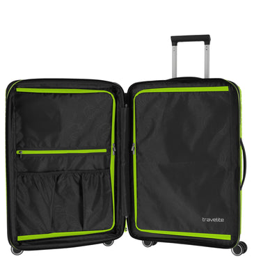 Travelite Orbita - 4 - Rollen - Trolley M 67 cm erw. (limone) - Markenkoffer