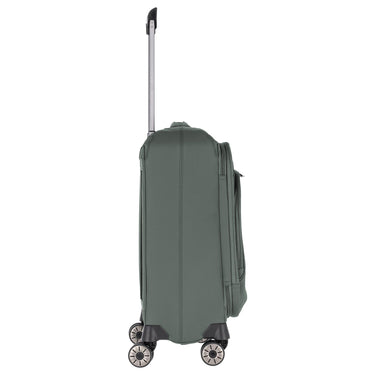 Travelite Priima - 4 - Rollen - Kabinentrolley S 55 cm erw. (olive) - Markenkoffer