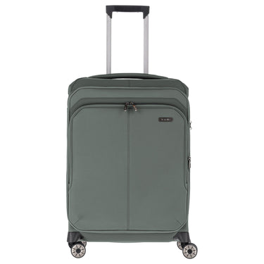 Travelite Priima - 4 - Rollen - Trolley M 68 cm erw. (olive) - Markenkoffer