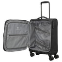 Travelite Umbria - 4 - Rollen - Kabinentrolley S 55 cm erw. (black) - Markenkoffer