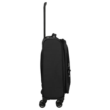 Travelite Umbria - 4 - Rollen - Kabinentrolley S 55 cm erw. (black) - Markenkoffer
