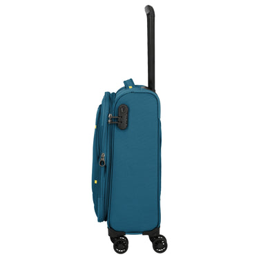 Travelite Umbria - 4 - Rollen - Kabinentrolley S 55 cm erw. (petrol) - Markenkoffer