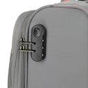 Travelite Umbria - 4 - Rollen - Trolley L 77 cm erw. (smoky grey) - Markenkoffer