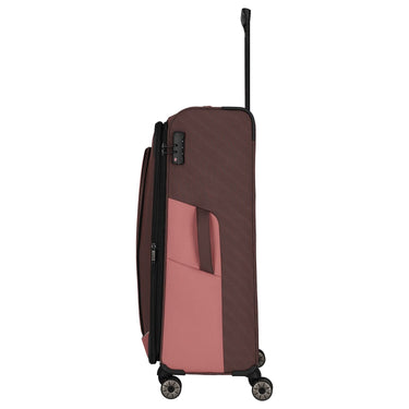 Travelite Viia - 4-Rollen-Trolley L 77 cm erw. (Frühlingsrose) - Ansicht 3