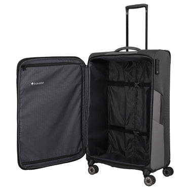 Travelite Viia - 4-Rollen-Trolley L 77 cm erw. (Schiefer) - Ansicht 6
