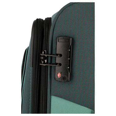 Travelite Viia - 4 - Rollen - Trolley M 67 cm erw. (Eukalyptus) - Markenkoffer