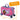 Undercover Gabby's Dollhouse Ride - On - 4 - Rollen - Kindertrolley 47.5 cm (Gabby's Dollhouse) - Markenkoffer
