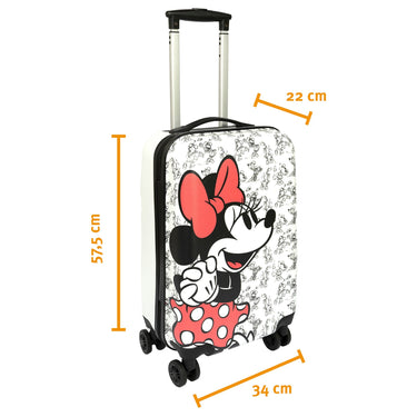 Undercover Minnie Mouse - 4 - Rollen - Trolley 57 cm (Minnie Mouse) - Markenkoffer