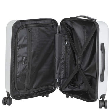 Valentino Bags Explorer Carry On - 4 - Rollen - Kabinentrolley mit Getränkehalter 53 cm USB (silver) - Markenkoffer