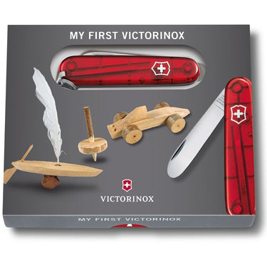 Victorinox "My First Victorinox" - Kindertaschenmesser (transparent rot) - Ansicht 3