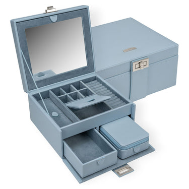 Windrose Marvella - Schmuckkoffer mit Reiseetui 21.5 cm (sky) - Markenkoffer