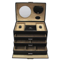 Windrose Merino - Schmuckkoffer 24.5 cm (schwarz (basic)) - Markenkoffer