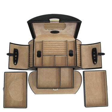 Windrose Merino - Schmuckkoffer 29.5 cm (schwarz) - Markenkoffer