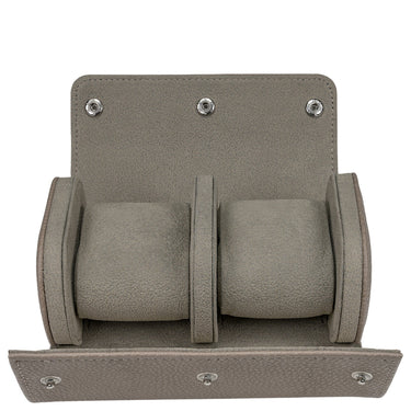 Windrose Tempora Reise - Uhrenkoffer (für 2 Uhren) 15 cm (beige) - Markenkoffer