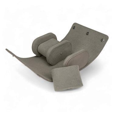 Windrose Tempora Reise - Uhrenkoffer (für 2 Uhren) 15 cm (beige) - Markenkoffer