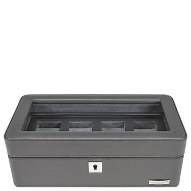 Windrose Tempora - Uhrenkoffer (für 4 Uhren) 26.5 cm (grau) - Ansicht 4