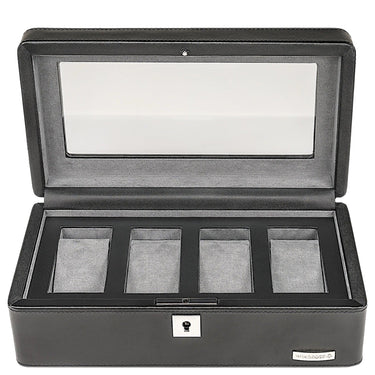 Windrose Tempora - Uhrenkoffer (für 4 Uhren) 26.5 cm (schwarz) - Ansicht 4